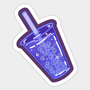 Purple Toe bean boba Sticker